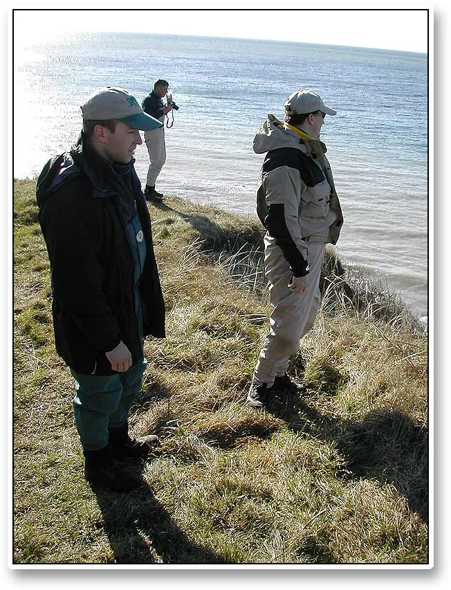 Dirt - One advantage of the small size of Bornholm and high elevation in many places, is the ease of assessing the water conditions. One look here says "dirt", and we can move on immediately.