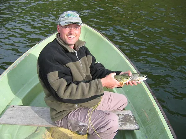 Doublé - I had several double hook-ups on Tall-y-Lynn. These were the largest ones I caught - and two at a time!