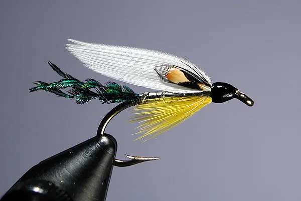 Dr. Burke - Dr. Burke was the man who painted all the plates in Bergman's book "Trout". This fly is just a wonderful blend of materials and colors, which also happen to work quite well as a streamer.