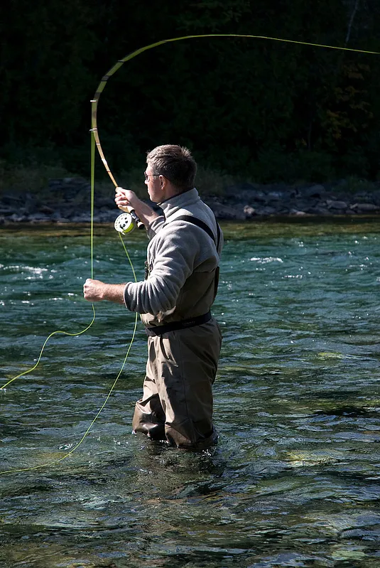 CAsting to the salmons -