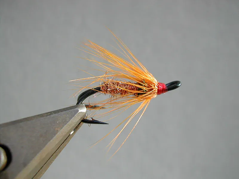 Copper & Herl - The small doubles call for sparse dressings and few materials like on this pattern named after two of its four materials.