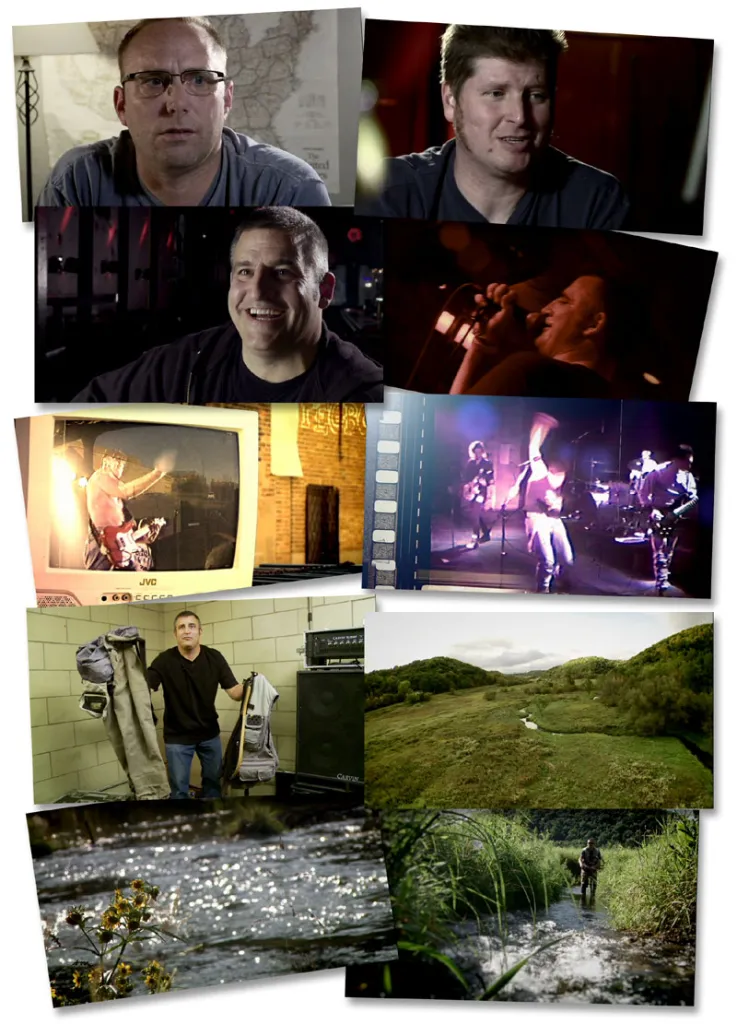 Reverb still - Some shots from the video Reverb about a punk rock band that fly fishes