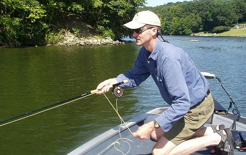 Mark Dysinger - The author casting for pike