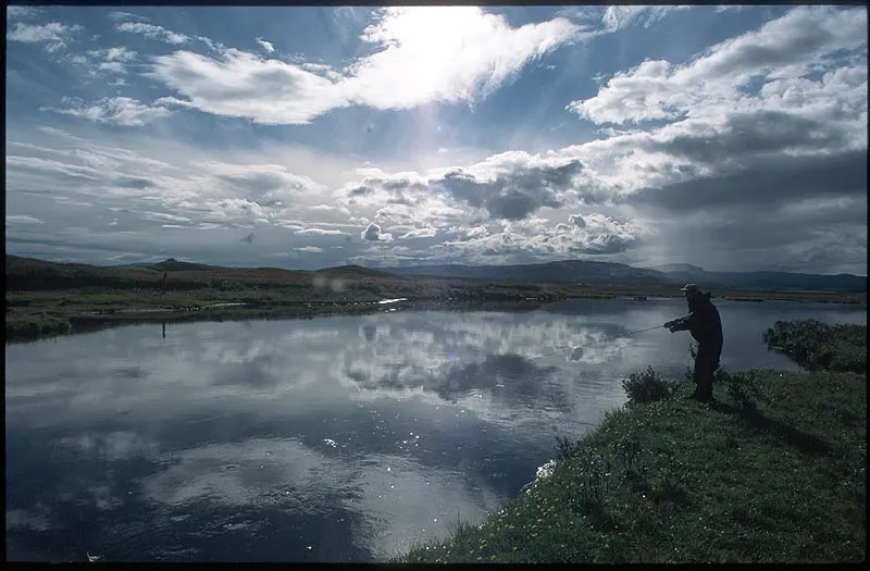 Litlaá - The Litlaá is a beautiful and very varying stream, which is further beautified by the magnificent sky over Iceland. And even though its name means "little stream", it is not that small.