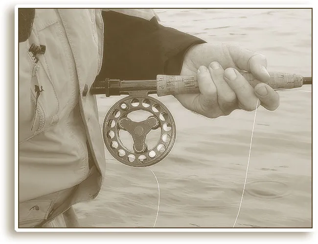 Loop reel - Henning occasionally gets out his old Loop reel. We tease him, but he actually really likes it!