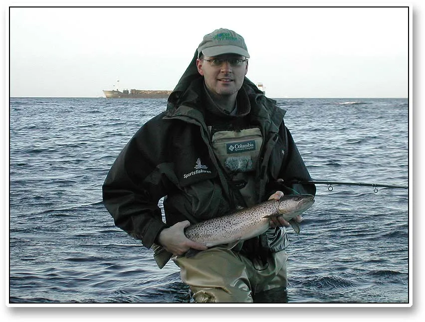 A spawned fish - The fish is no more than 1ý kilos. It should have been about 2 maybe more, but has lost a lot of weight during its spawning. These fish are typical and numerous in March on Bornholm.