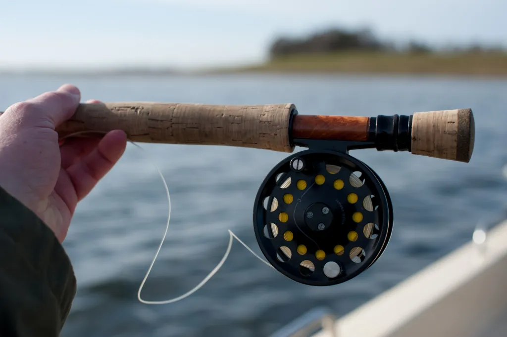 Thick and stiff - The fly line is thick and stiff compared to nylon or braided line for spinning