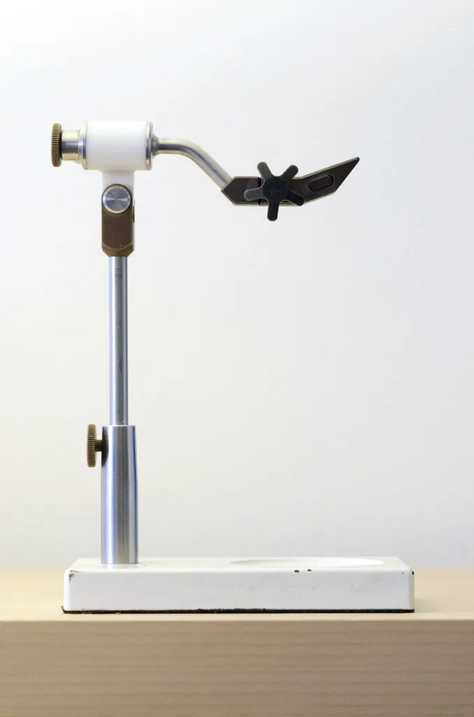 Portrait of a vise - The Waldron fly-tying vise. Simple, sculptural, functional... and very good.