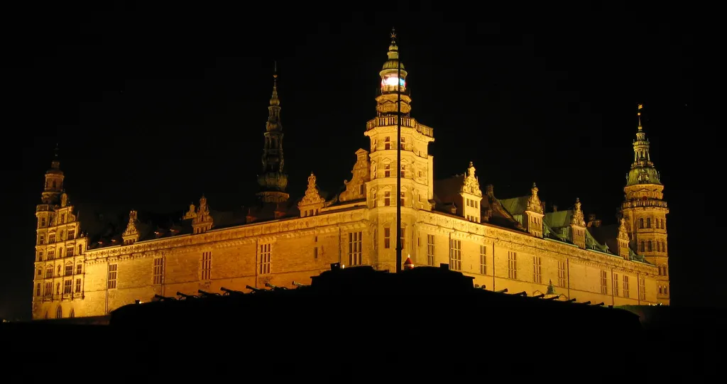 Kronborg - The royal castle is right in your back and beautifully lit when fishing at night