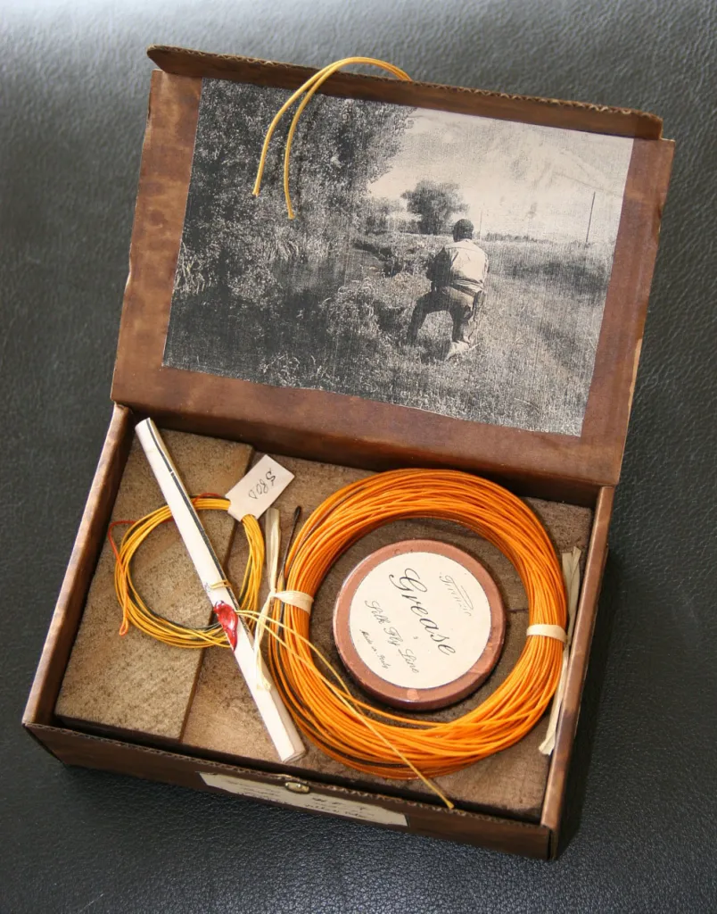 Silk lines - In older times fly lines were made from silk, but these days silk lines are both rare and expensive