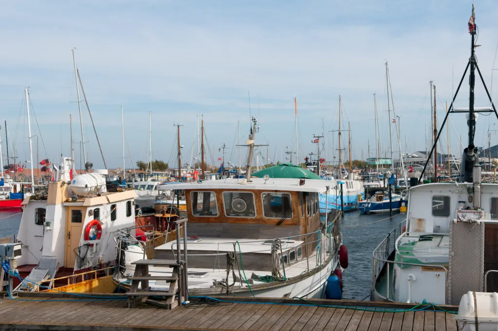 North harbor marina - The area behind the water is worth some attention too. Not for fishing, but for the nice ambiance in the small marina