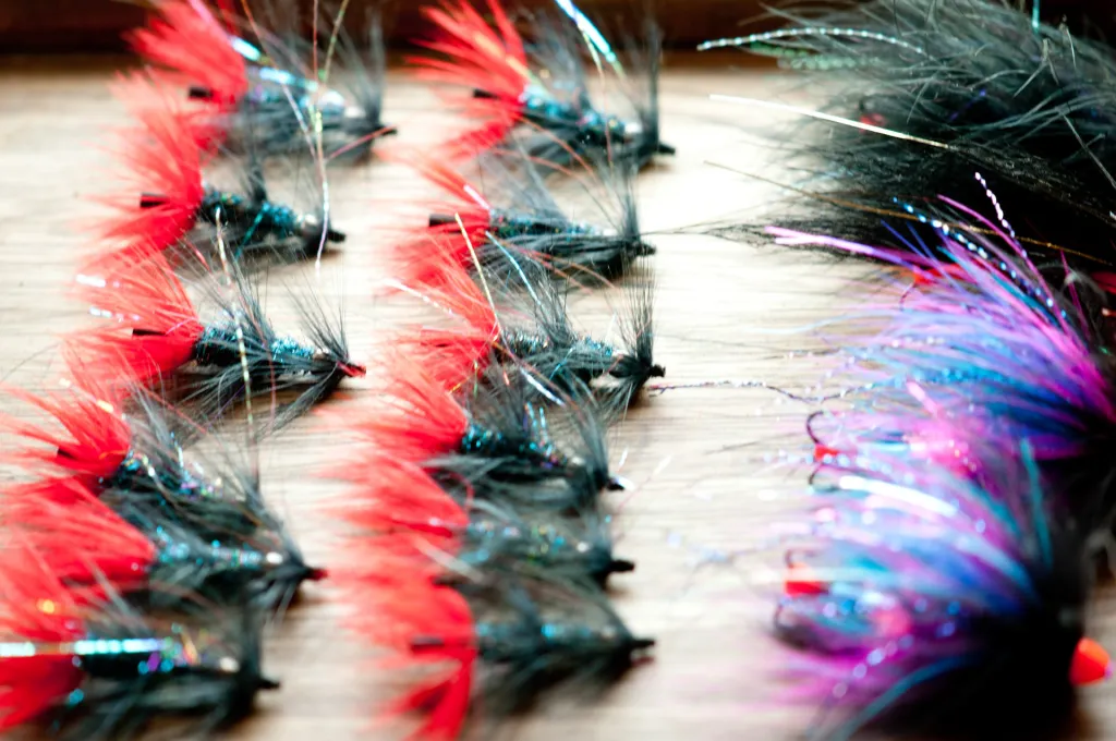 Few materials, many flies - It makes good sense to tie many identical flies
