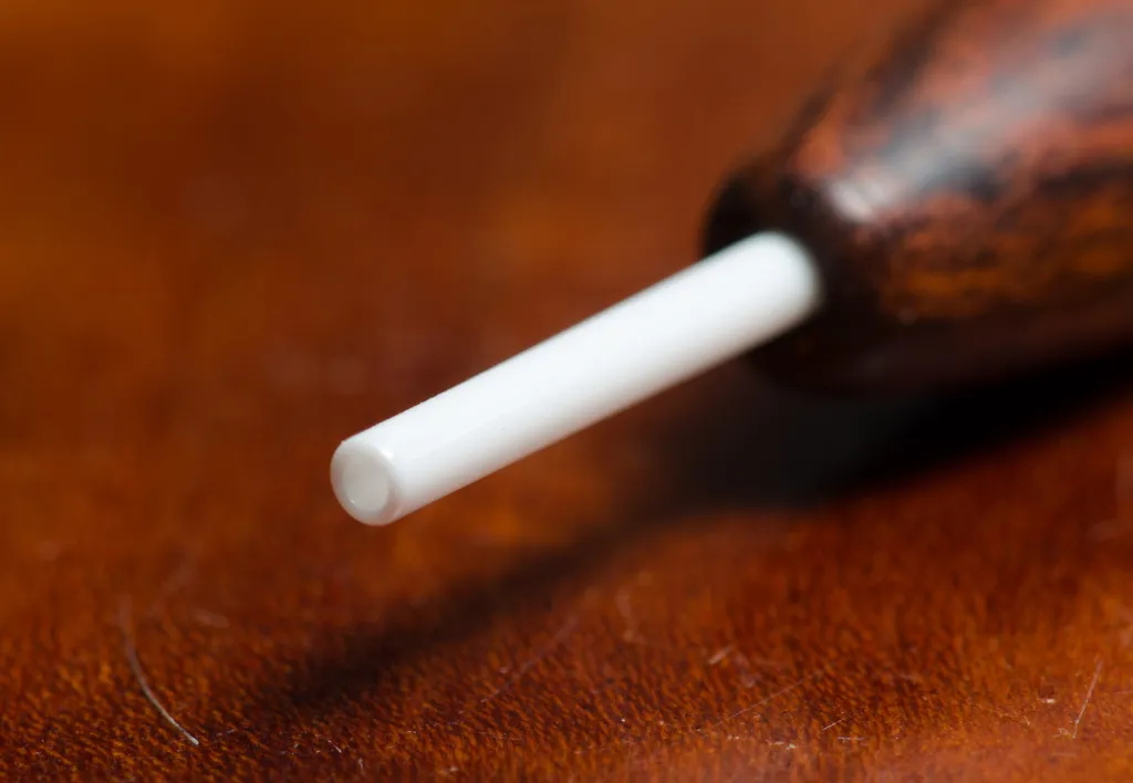 Ceramic tube - The tube is a simple, smooth ceramic cylinder