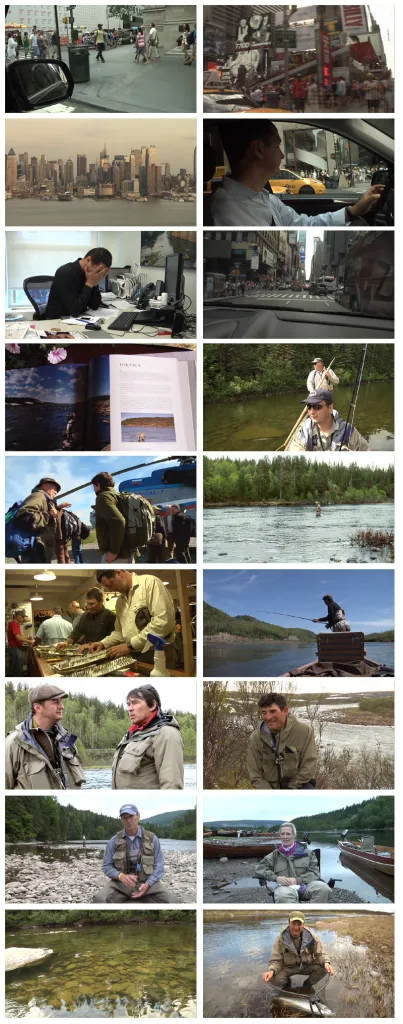 Stills from A Passion Called Salmon - From dreaming in the big city to dream fishing in the world\'s best salmon rivers