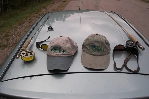 Global gear - Two complete sets: rods, shades and GFF caps.