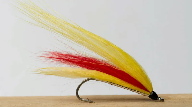 Polar Mickey - The classic Mickey Finn, but tied with hair from Arctic fox