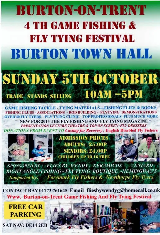 The Burton-on-Trent Game Fishing and Fly Tying Festival -