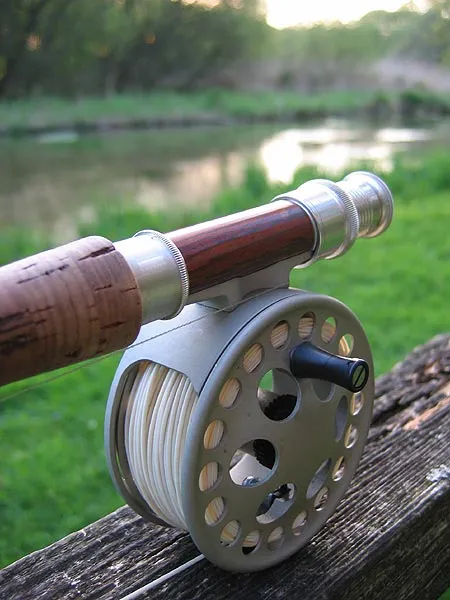Rod & Reel - Nothing like a sunset over a chalkstream as a backdrop for the classical gear photo.