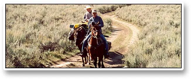 Heading out! - On the trail on the way to great fly fishing adventures