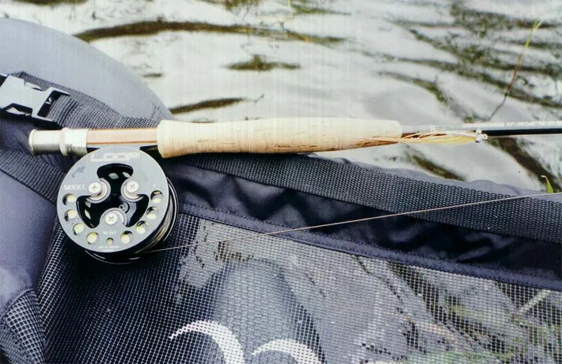 Light rod - My favourite rod. A Sage XP490-4, fast and light. A Loop Model 1 with a Teeny 130 completes the set.