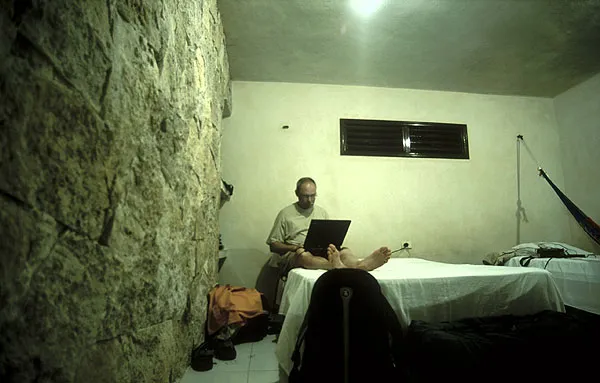 Room - The hotel was primitive but nice enough. Here I'm writing the very story that you are reading right now.
