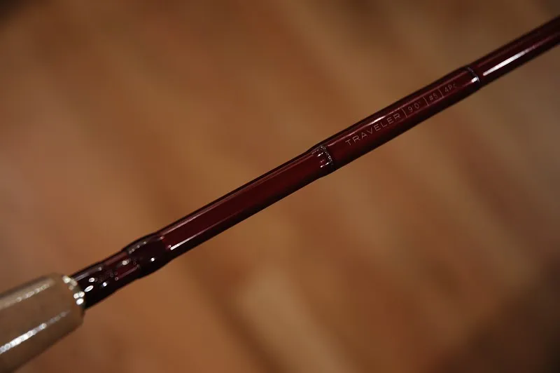 Elkhorn Traveler 9ft, 4pc, 5wt, wine colored - The Elkhorn wine-colored Traveler is a rich looking rod with exquisite hardware and craftsmanship.