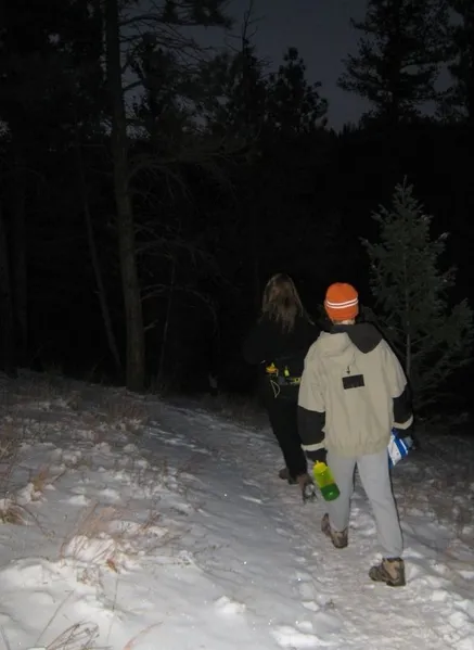 Dark comes early - Dark comes early in the winter months in Colorado. Fishing much past 4 or 4:30pm makes for a cold evening's walk out
