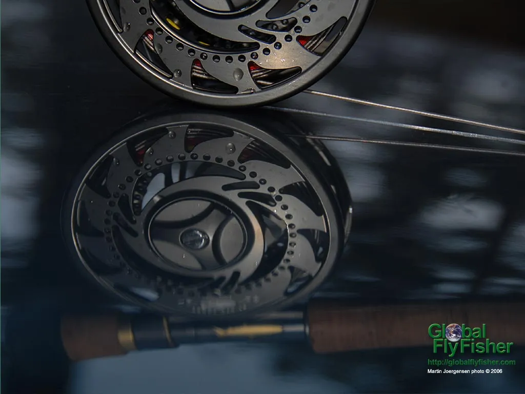 Computer screen wallpaper: Reel reflex.
